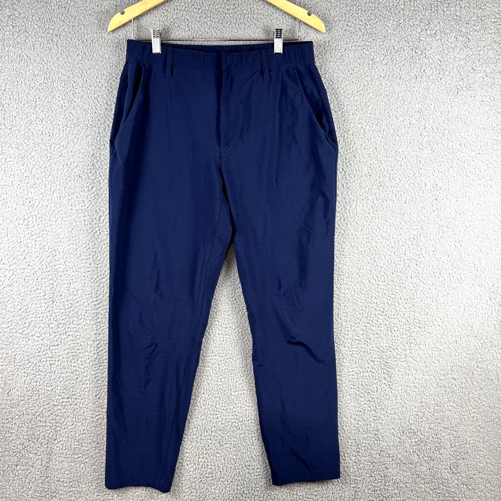 Fabletics The Only Pant Navy‎ Blue Mens M (31x29) Performance Lightweight Pants